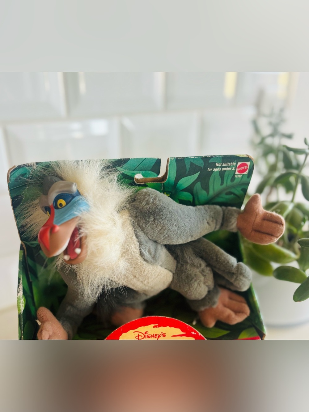 Disney Vintage Rafiki Lion King plush 🐒🦁👑☀️